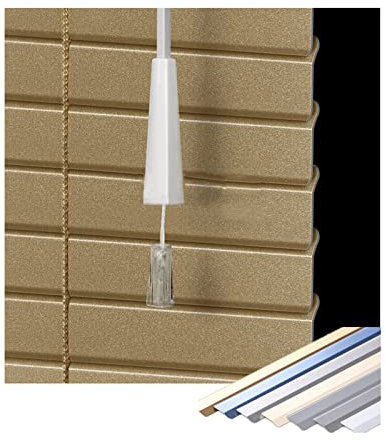 Alu Jalousie, Aluminium Jalousette, Tür Fenster Rollo Jalousette,Aluminium Fensterjalousie Lamellen Metall, Benutzerdefinierte Größe Verfügbar & Farbe,Viele Größen,W100xH120cm/40x48in