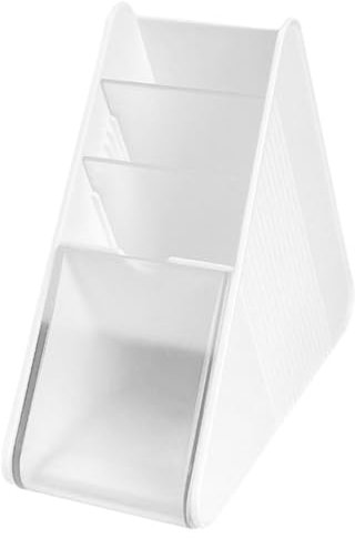 STOBOK 3schicht Lagiger Stifthalter Schreibtisch-aufbewahrungshalter Make-up-pinsel-eimer Kleinteile-eimer Stiftehalter Für Schreibtisch Transparente Stifthalter Schreibwarenhalter Make