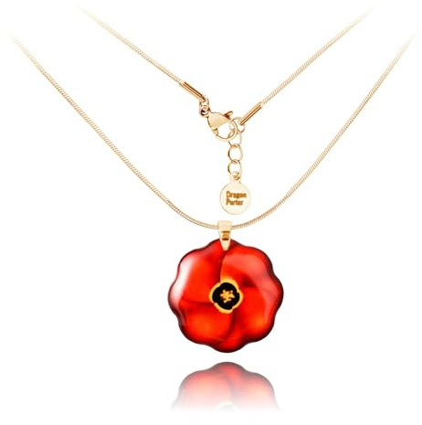 Collar Cadena con Colgante Hermoso Pequeño Colección de Jardín; Regalo Amistad Joyería Día San Valentín para Mujer