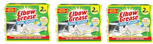 2 pack -Magic Eraser - Effortlessly Remove Marks and Stains with Water Only (2, 2 Pack)