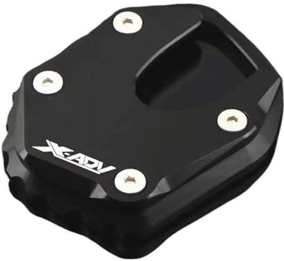 DMAIS Motorrad Seitenständer Unterlage Motorrad CNC Flachfuß Seitenständer Verlängerungsplatte Ständer Fußvergrößerer Für X-ADV750 2021 2022 Vergrößern Unterstützung Fuß (Color : 1)