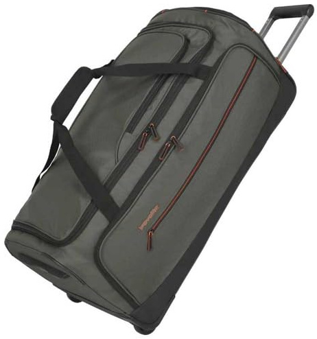 travelite Crosslite 5.0 Rollenreisetasche L, Oliv Unisex Erwachsene, olivgrün, LÄSSIG
