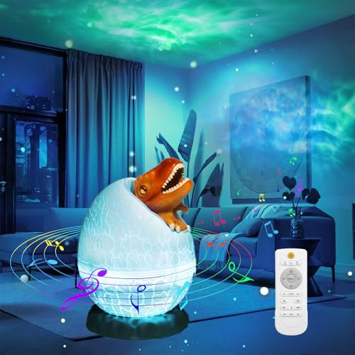 CIXMUS Proiettore LED cielo stellato per bambini, proiettore Galaxy Planetarium con altoparlante Bluetooth, rotazione a 360 gradi, luce notturna con telecomando