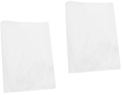 HOODANCOS 2stücke Transparent Buchumschlag Pvc Wasserdichte Buchschutzfolie Für Notizbücher Und Schulbücher Wiederverwendbare Schutzhülle Für Kreative Gestaltung