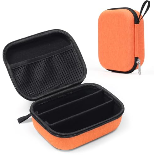 Bukere Travel Sunglasses Organizer Glasses Case, 3 Adjustable Slot for Multiple Eyeglasses, Hard Eyewear Box for Men Women