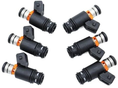 Einspritzdüse Einspritzventil 6 Stück IWP022 Für VW AFP VR6 2,8 AES Für Euro Für Van Für Golf Für Jetta Kraftstoff Injektor 805000348303 021906031D