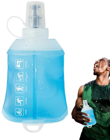 Bouteille D'eau Douce - Bouteille D'eau De 150 Ml De Randonnée, Bouteille D'eau Squeezable Multifonction | Bouteille D'eau Pliante Portable, Bouteille D'hydratation Vessie Bouteille D'eau Potable