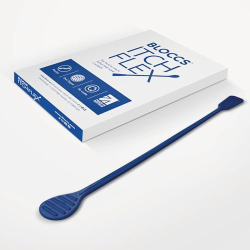 BLOCCS ItchFlex - Grattaschiena flessibile da 43 cm, per alleviare il prurito di braccia e gambe