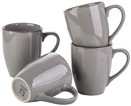 vancasso, Navia-serien, 4 koppar keramiska muggar, 350 ml, kaffemugg set