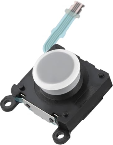 Joyzan 3D Button Analog Joystick Stick, ABS Thumb Controller Rocker Sensor Module Replacement Part Analogue Repair Parts for PS PSV2000 Black Control Pad Playing Station Switch Left Right Ergonomic