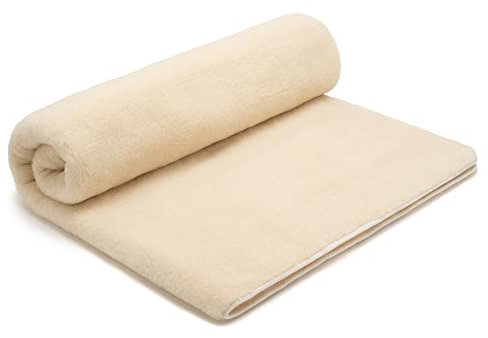 Best Wool Merino Wolldecke Schurwolle 220x200 cm - Kuscheldecke aus 100% Merino Schafwolle - Groß und Flauschige Decke Wolle - Gewicht 1100g/m2 - Atmungsaktives Material