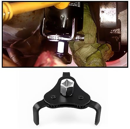 JNNJ Ölfilterschlüssel, Ölfilterschlüssel 3-Armig, Universal Ölfilter Abzieher Spezialwerkzeug, Ölfilterspinne Ölfilterkralle Ölfilter-Entfernungswerkzeug für Auto(Weiße)