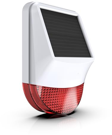Safe2Home Funk Solar Außensirene / Außenalarm für Serie SP310 - LTE WiFi Alarmsytem