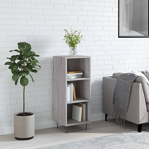 BaraSh Sideboard Grau Sonoma 34,5x32,5x90 cm Holzwerkstoff Sideboard Flur Schmal Eckkommode