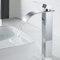 Coleniny Wasserhahn Bad Wasserfall Waschtischarmatur Hoch | Modern Mischbatterie Waschbecken mit Auslauf Höhe 232mm | Einhebelmischer Waschbecken Wasserfall für Aufsatzwaschbecken | Chrom
