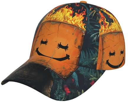 Numbers and Box Heads Baseball Cap - Style and Comfort Combined for Outdoor Activities and Everyday Wear Black