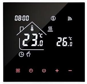 RKHK M4 GE 3A Smart Wi-Fi Thermostat–Digitales Raumthermostat für Wasserheizung,Gasheizung,Wandhängeofen & Kessel,230V,Tuya-Kompatibel, Alexa & Google Assistant Steuerung, Wandthermostat für Heizung