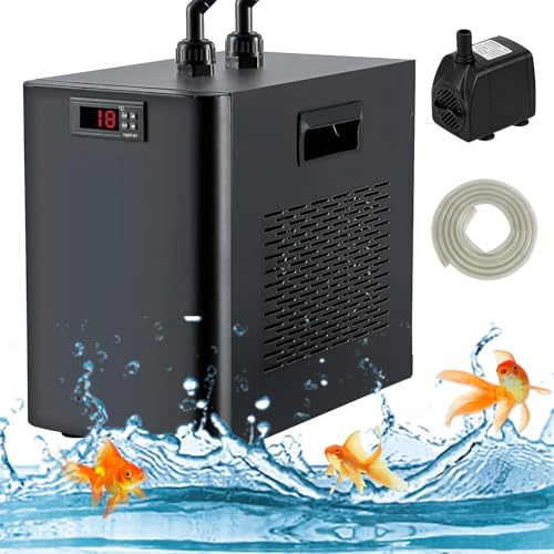 Acuario Enfriador de Agua de 160L/300L/500L para inmersión en frío para Dulce/Salada e hidropónica, 160L/42Gal