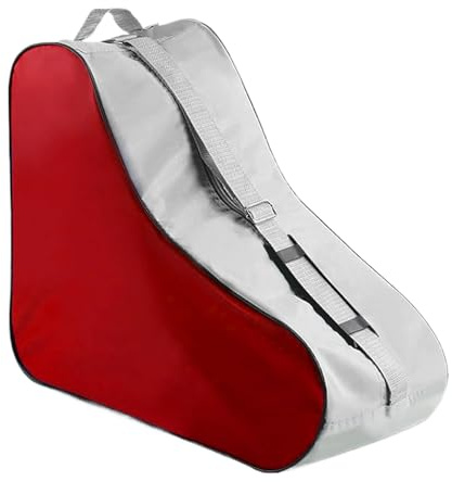 Schlittschuh-Tasche, verstellbarer Schultergurt, großer Träger, mit Reißverschluss, Oxford-Gewebe, Eiskunstlauf-Tasche, für Kinder, Schuhe, Cheer, Damen und Herren