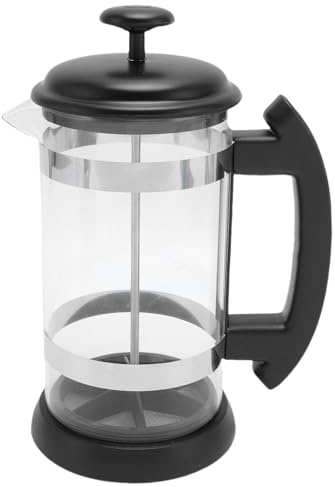 Hamwesh de Prensa Francesa, de Vidrio de 1000 Ml para un café Rico con Cuerpo, con Filtro Premium para Acampar Al Aire Libre en Casa