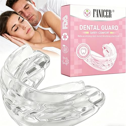 Protector Contra Bruxismo, Férula Nocturna Antironquidos, Adaptación Automática, Reduce Cómodamente Ronquidos, Mejora Calidad Sueño, Adecuado Uso Nocturno