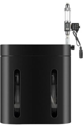 Sharplace Generatore di CO2 per Acquario, di Generazione di CO2 con bombola da 1 litro e contabollicine, Kit di CO2, reattore di anidride
