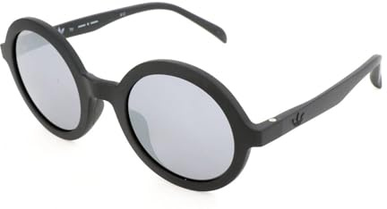 adidas Sonnenbrille AOR016/N Rund Sonnenbrille 49, Schwarz