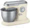 Bakaji Impastatrice Planetaria con Ciotola in Acciaio Inox da 6,5L Impastatore Robot da Cucina 1200 W Potenza Regolabile + Funzione Pulse Design Vintage 3 Ganci Inclusi (Beige)