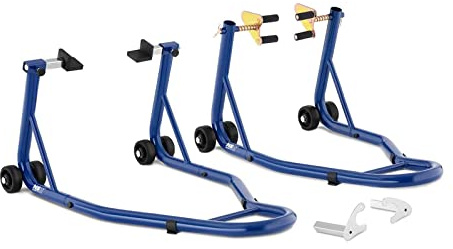 MSW MSW-MS-14 Montageständer Motorrad Aufbocker Motorradheber Vorder- und Hinterrad 200