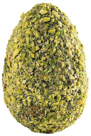 Uovo di Pasqua Artigianale | Cioccolato al Latte Ricoperto da Pistacchi Interi | Uova di Pasqua Pistacchio | Pasticceria La Torraca | Cilento | 500Gr | Regalo Pasquale