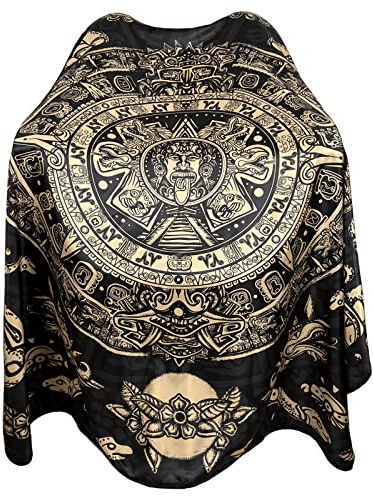 Pelocapa Barber Cape for Men with Copper Snap Closures, Professional Hair Salon Cutting Cape, Large Waterproof Hairdressing Gown for Hairstylist- 63”× 56”