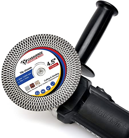 4.5 Super Tile Cutting and Grinding Blade Diamond Tile Disc with Removeable M14 Flange for Granite，Marble，Ceramic Tiles