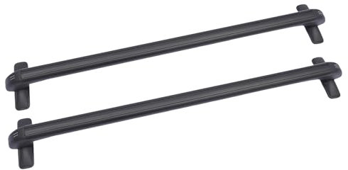KEESUNG Dachträger Universal 2 Stück, 100CM Aluminium Auto Dachgepäckträger Schwarz Abschließbar Dachreling Autodach Dachgepäckträger mit Schloss, Maximale Belastung 75KG