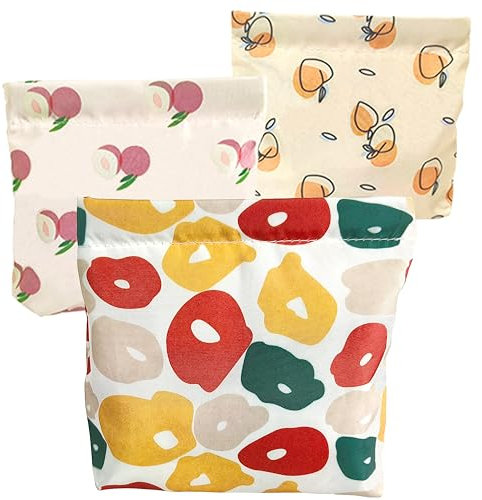 Trousses de Maquillage de Poche,3 Pcs Imperméable Mini Porte Monnaie Petites Sac à Cosmétiques à Fermeture Automatique Sac de Voyage pour Rouge à lèvres écouteurs Bijoux