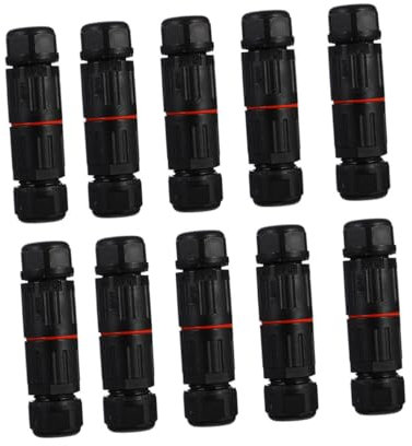Housoutil 10pezzi Connettori Impermeabili Giunzione Elettrica Per Illuminazione Esterna Alta e Antifiamma Adatti Per e Strade Connettori Per Uso Outdoor