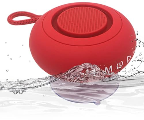 Altoparlante doccia a ventosa, altoparlante doccia basso, Sounder subwoofer audio impermeabile tazza di aspirazione, altoparlante stereo doccia per ragazze, ragazzi, uomini e
