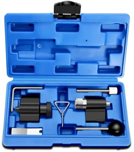 INREPRO Set di Attrezzi per la Regolazione della Cinghia dentata per VW Audi, Kit utensile di temporizzazione del Motore Diesel Compatibile con 1.2, 1.4, 1.9, 2.0 TDi