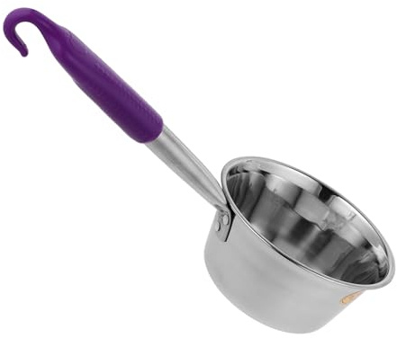 KOCKSHION Cucharón Inoxidable Cucharón De Sopa Portátil Para Acampada y Jardinería