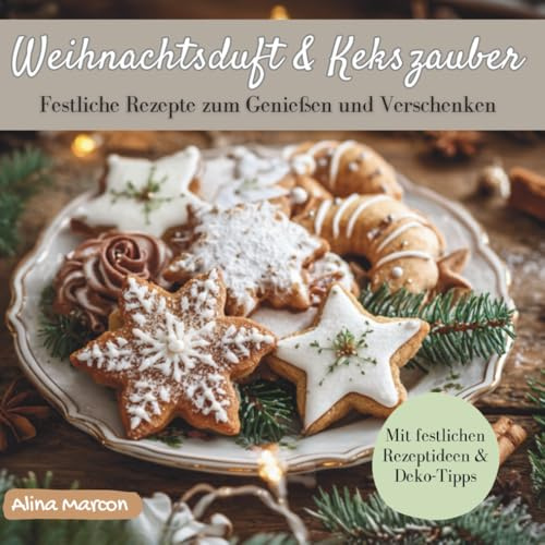 Weihnachtsduft & Kekszauber – Außergewöhnliche Plätzchen für Genießer - 40 kreative Weihnachtsrezepte mit raffiniertem Twist!: Von ... die Weihnachten gerne außergewöhnlich backen!