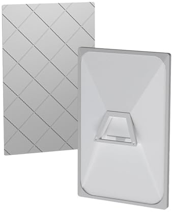 Plyisty Funda Protectora de Silicona para Plato Estándar Gen 3, Funda Impermeable para Antena Satelital para Granizo y Lluvia, Diseño Hexagonal a Prueba de Golpes, sin Bloqueo de Señal (Gray)