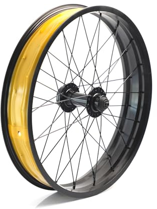20 Fatbike Vorderrad 26x4,0'' Schneerad Aluminiumlegierung 6 Schrauben Scheibenbremse Schnellspannnabe