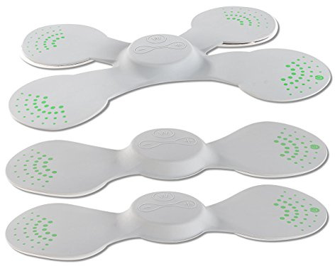 Speeron EMS-Gerät mit Elektrode: EMS-Muskeltrainer-Pack 2X 2er-Pad und 1x 4er-Pad, 6 Programme (Muskeltrainer für Arme, Muscle-Stimulator)