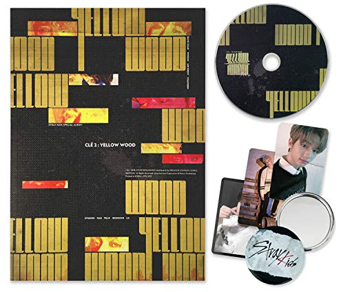 STRAY KIDS Special Album - CLE 2 : YELLOW WOOD [ Yellow Wood ver. ] CD + Photobook + 3 QR Photocards + FREE GIFT