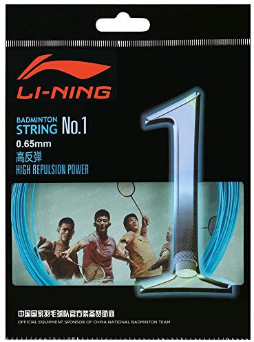 LI-NING No.1-10 M Set Blau - Badmintonsaite, Badmintonstring