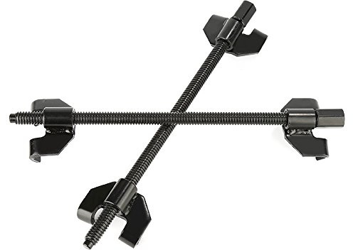 RELOVE Lot de 2 tendeurs à Ressorts Professionnels - pour Tuning - Abaissement - 4 Griffes - Envergure jusqu'à 380 mm - pour Ressorts d'abaissement,Pince pour amortisseurs