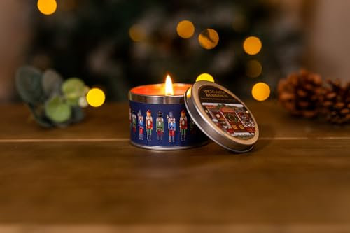 Marco Paul Christmas Duftkerze in Dose, Gewürzapfel und Zimt, Duftkerze