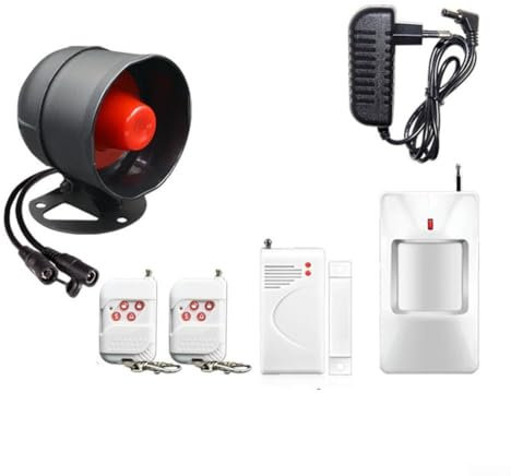 WiFi Home Alarm für Tuya Smart, Sirene 110dB und Türalarm via Echtzeit für Tuya APP Push, Sicherheitssystem für Zuhause