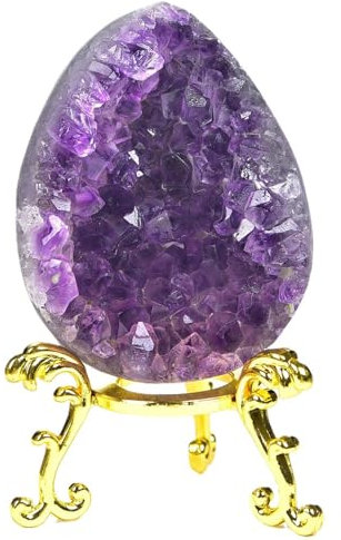 NIBHZ Cristales Cristal de Amatista Roca de Cristales Cristales de Color Púrpura Profundo. Geoda de Amatista Piedras Curativas de Amatista Cristal Curativo Racimo de Amatista,amethyst-200~300g