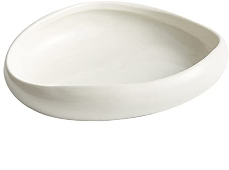 Grandes Assiettes Modernes Assiette de service Plateau Plat en céramique Plat froid Assiette plate Plateau Western Food Plate Assiettes Empilables (Color : A, Size : 33cm)