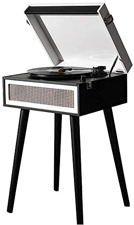 JFNHUTL Dischi in Vinile Portatili con Altoparlanti Stereo integrati, Giradischi Bluetooth Giradischi e, Blu-Dimensioni gratuite